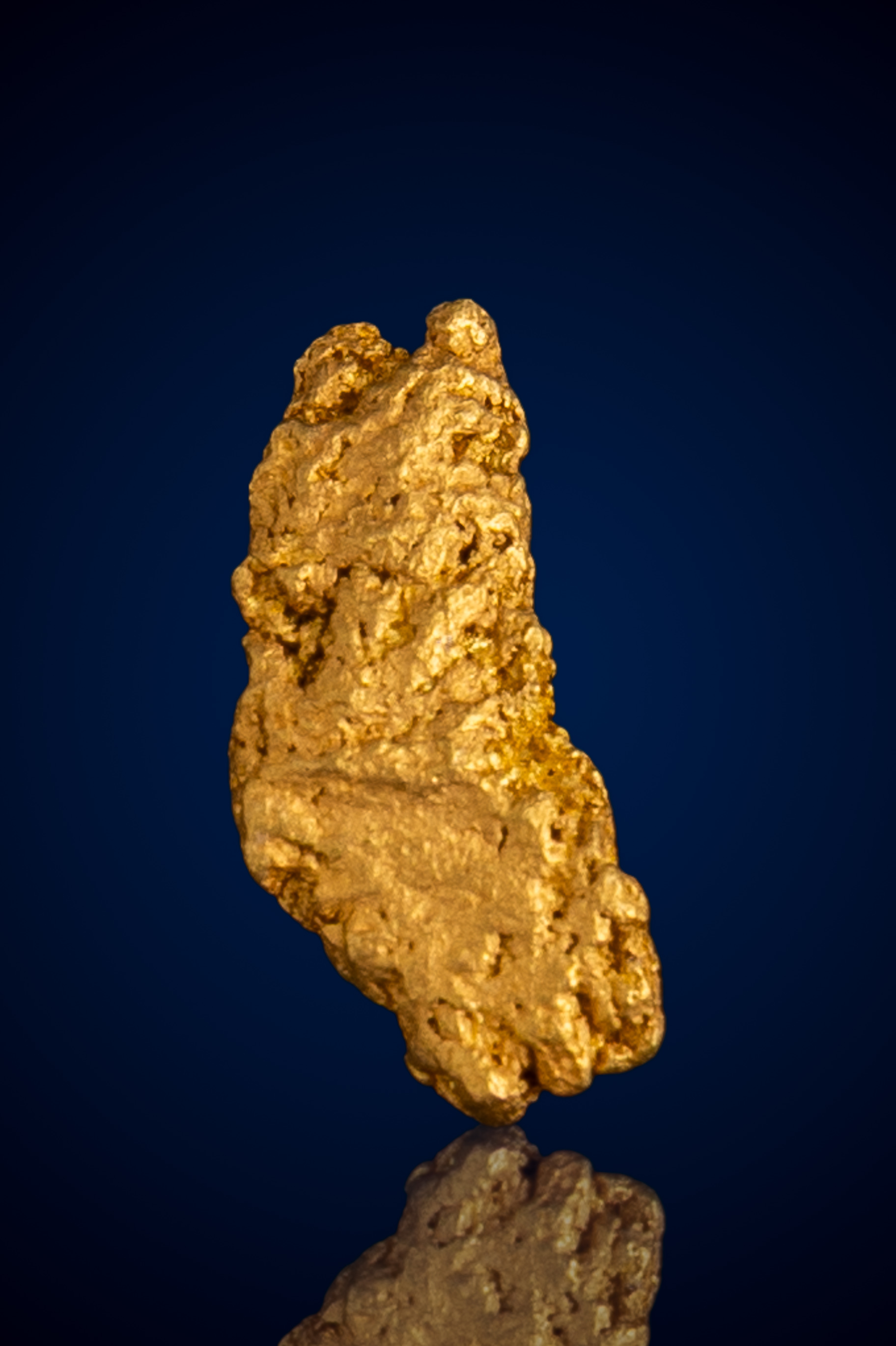 Rugged, Honey-Colored Natural Gold Nugget - Western Australia - 1.60 grams (image for) Rugged, Honey-Colored Natural Gold Nugget - Western Australia - 1.60 grams